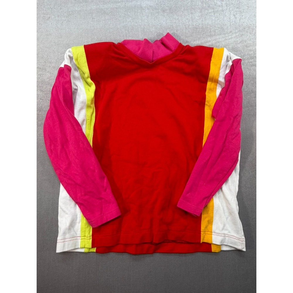 Lauren Hansen Sport Women Sweater Pullover colorful Size Small Shoulder Paded